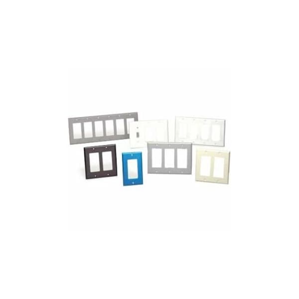 Leviton Decora Wallplate, Standard Size, Gang 2, Brown 80409 - main