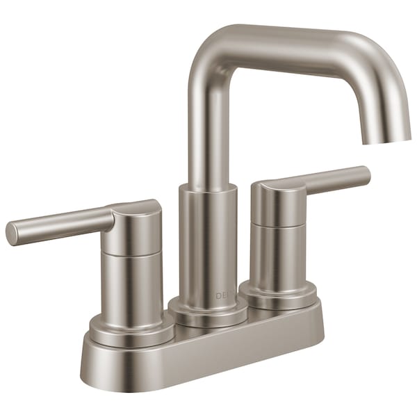 Delta Nicoli Two Handle Centerset Bathroom Faucet, 6.56 in, Stainless 25849LF-SS - main
