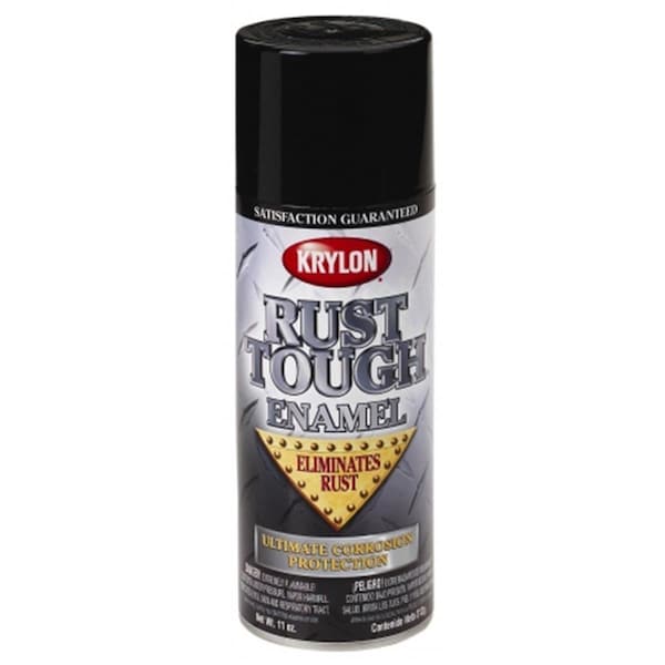 Krylon Division Semi-Flat Black Rust Tough Enamel Aerosol 9203 - main