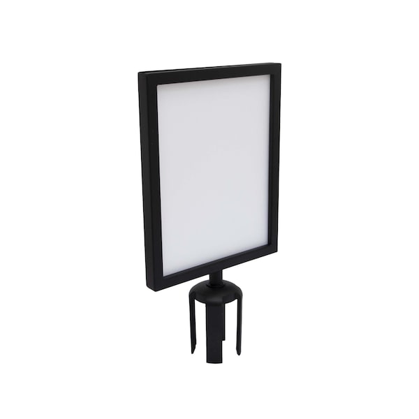 Showdown Displays Belt Barrier Sign Holder Hardware - Black 280143-BLAC - main
