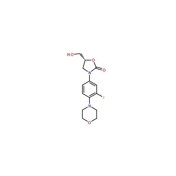 Ak Scientific 3-(3-Fluoro-4-(4-morpholinyl)phenyl)-5-hydroxymethyl-(5R)-2-oxazolidione (25g), CAS 168828-82-8 R127-25g - main