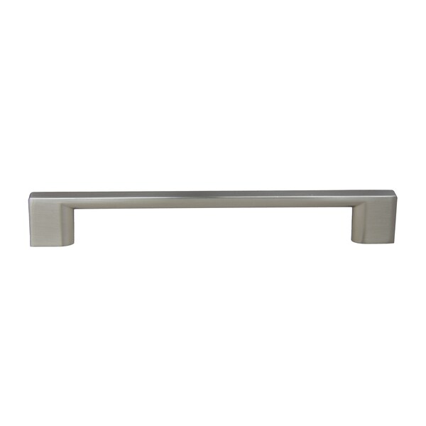 Pride Industrial 7-1/2in Miami Cabinet Pull with 6-3/10in Center to Center Satin Nickel Finish P83572SN - main