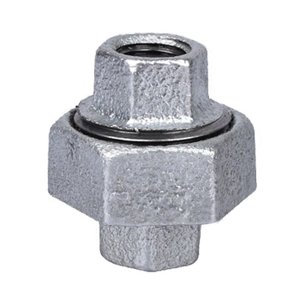 Prosource Exclusively Orgill Pipe Union, 14 in, Threaded, Malleable Iron, 40 Schedule, 300 psi Pressure 34B-1/4G - main
