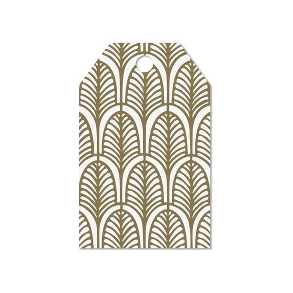 Nashville Wraps Nouveau Gold Gloss Gift Tag, 2.25X3.5, 50PK PTNG - main