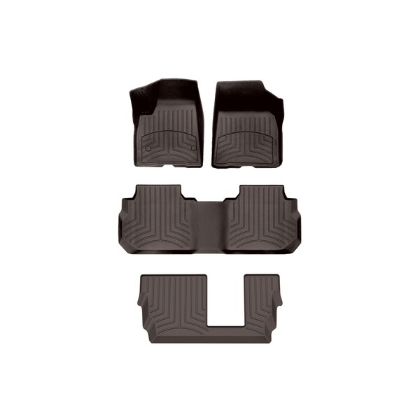 Weathertech Cocoa, Front and Rear and Rear FloorLiner HP 471080-1-2-4IM - main