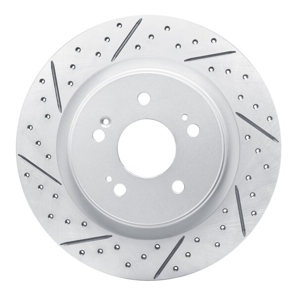 Dynamic Friction Co DFC Geoperformance Rotor - Drilled and Slotted 830-59066L - main