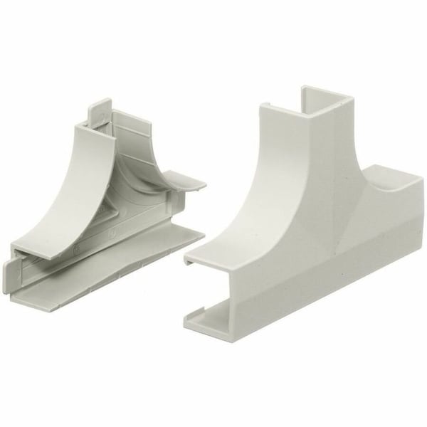 Hubbell Wiring Device-Kellems Tee Base and Cover, White, PVC, Tees PP1TCBC - main