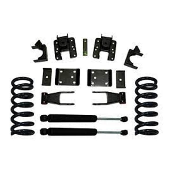 Maxtrac Suspension 0.5 in. Lowering Kit with maxtrac Shocks for 2014-2016 Gm 1500 2-4WD MXTK331524-8 - main