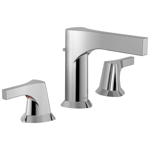 Delta Zura Two Handle Widespread Bathroom Faucet In Chrome 3574-MPU-DST - main