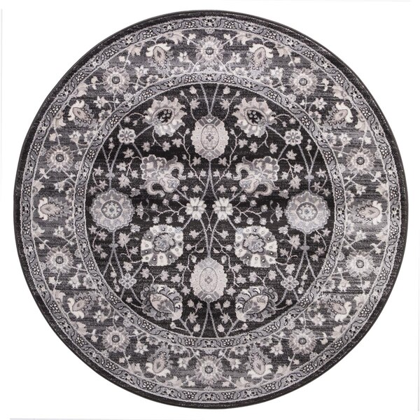 Concord Global Trading 7 ft. 10 in. Lara Vase Round Anthracite 45339 - main