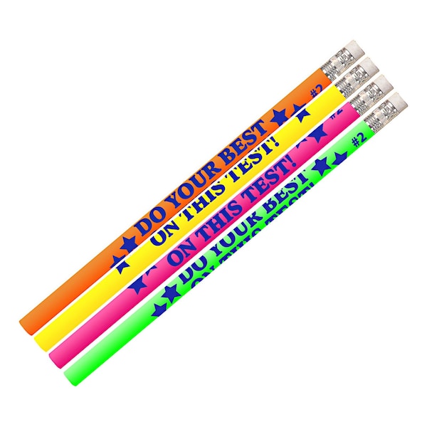Musgrave Pencil Co Do Your Best On The Test Motivational Pencils, 144PK MUS2495G - main