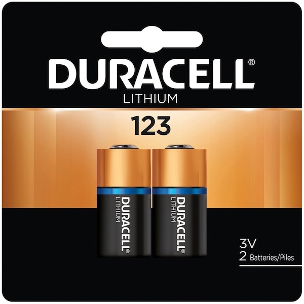 Duracell Lithium Photo 3V Battery - DL123A - For Multipurpose - 3 V DC - 2-/ Pack DL123AB2PK - main