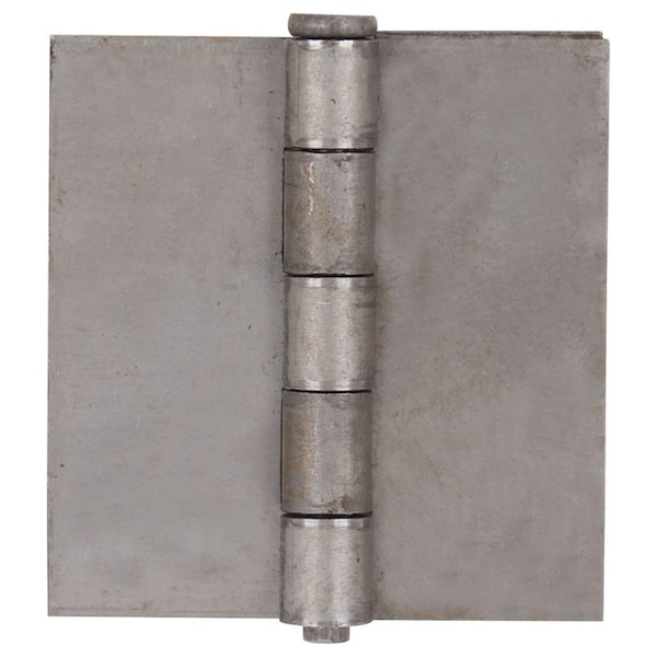 Prosource Door Hinge, 2-1/2 in W Door Leaf, 2-1/2 in H Door Leaf, 2.2 mm Thick Door Leaf, Steel, Plain Steel LR-018-PS - main