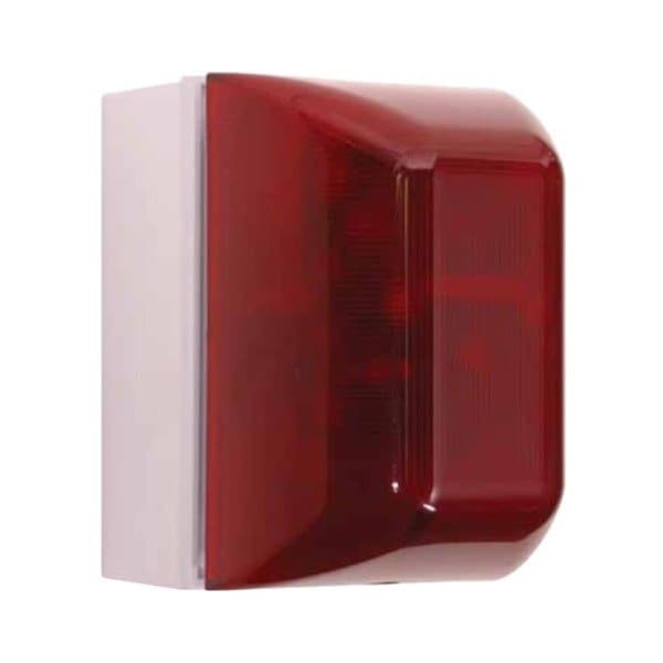 Safety Technology International Alarm Mini Controller, Siren, Continuous, 9V DC, 105 dB, Polycarbonate, Red, Wall Mount STI-SA5000-R - main