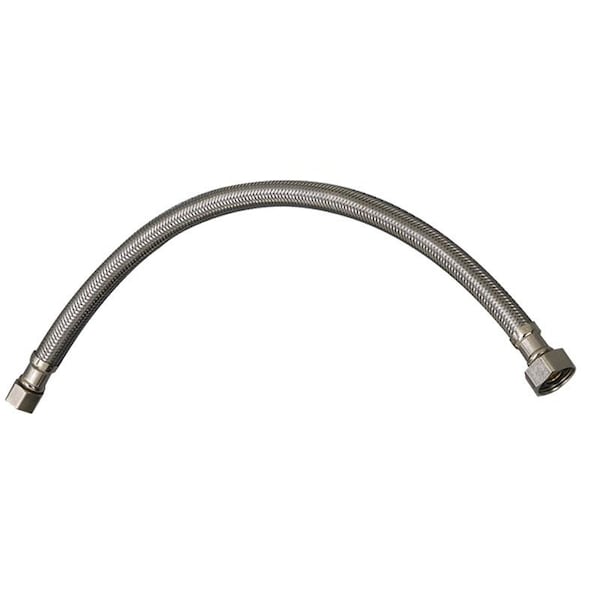 Plumb Pak EZ Series Sink Supply Tube, 3/8 in Inlet, Flare Inlet, 1/2 in Outlet, FIP Outlet, 12 in L PP23829LF - main