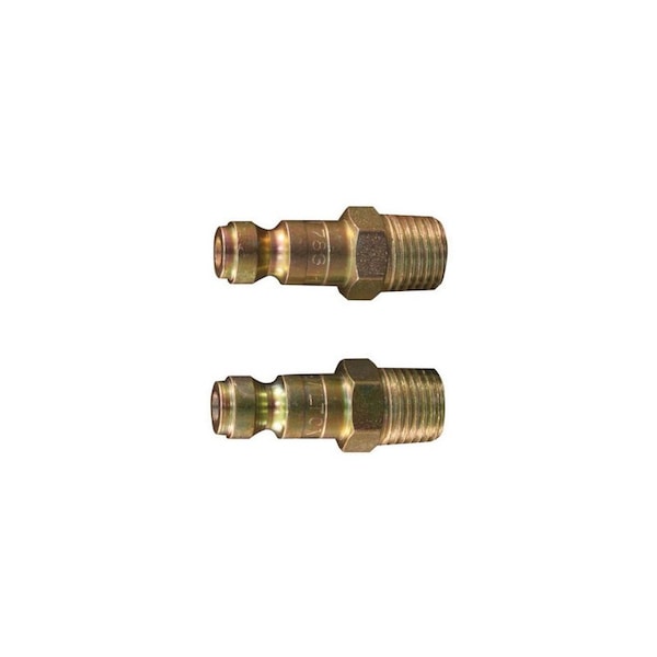 Milton T-Style Plug, 1/4 in, MNPT, Steel, 1.55 in L x 0.56 in W x 0.56 in H 783 - main