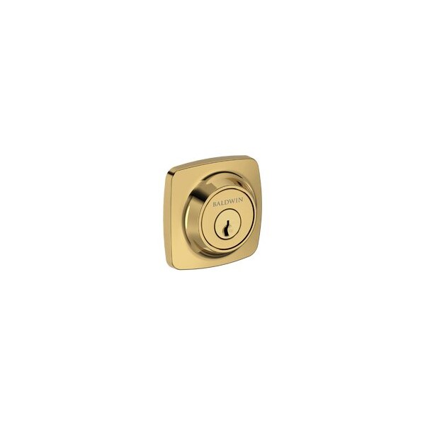 Baldwin Residential Deadbolts Single Cylinder Reversible Lifetime Brass SCSSD003 - main
