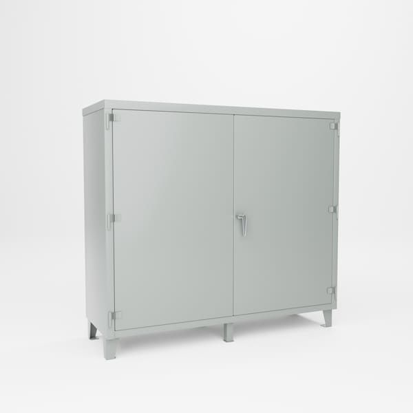 Pucel Super Heavy Duty Storage Cabinet, 72 in W x 24 in D x 66 in H, Light Blue SXHDSC-7260-24-3 - main
