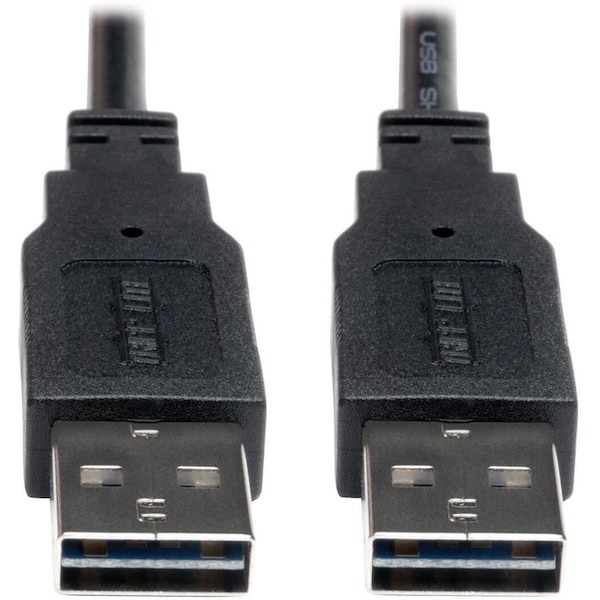 Tripp Lite Reversible USB Cable, Black, 10 ft. UR020-010 - main