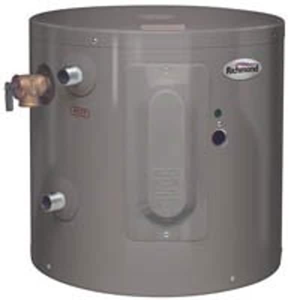 Richmond Essential Series Electric Water Heater, 120 V, 2000 W, 15 gal Tank, Wall Mounting 6EP15-1 - main