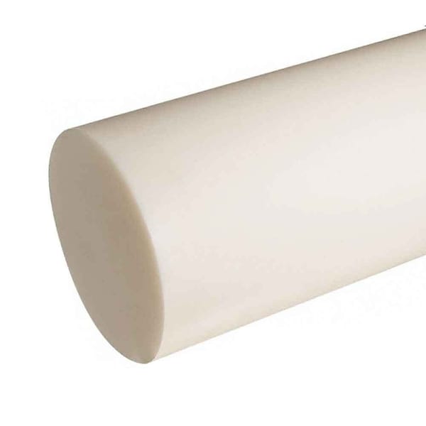 Online Metal Supply 4.000 (4 inch) x 6 inches, Nylon 6/6 Plastic Round Rod NYL66RRD4L6.1 - main