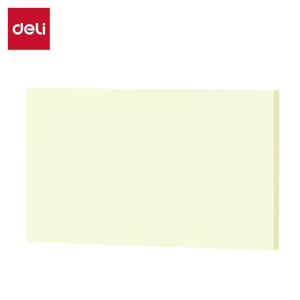 Deli Self-Stick Notes 3x5, Canary Yellow, 100 Sheets, 12PK EA919 - main