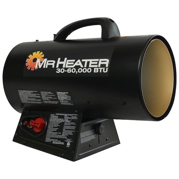 Mr. Heater Contractor F271370 Forced Air Gas Heater, 30,000 to 60,000 Btu, 1500 sq-ft Heating Area F271370 - main