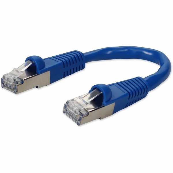 Add-On 6IN RJ-45 MALE TO RJ-45 MALE CAT7 STRAIGHT BLUE S/FTP COPPER PVC PATCH ADD-0-5FCAT7-BE - main