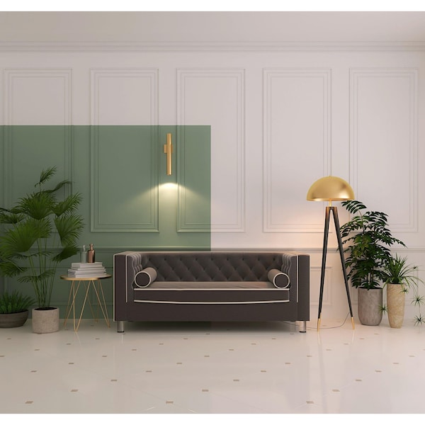 Homeroots 4' Blue Round Geometric Power Loom Area Rug 522004 - main