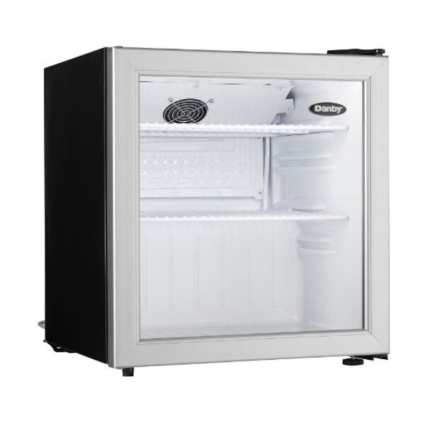 Danby Products Danby Compact Refrigerator, 1 Glass Door, 1.6 Cu.Ft. Capacity DAG016A1BDB - main