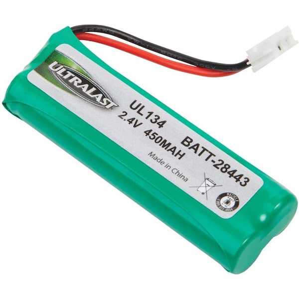 Ultralast Battery 2.4 Volt Nickel Metal Hydride Ultralast Cordless Phone Battery BATT-28443 - main