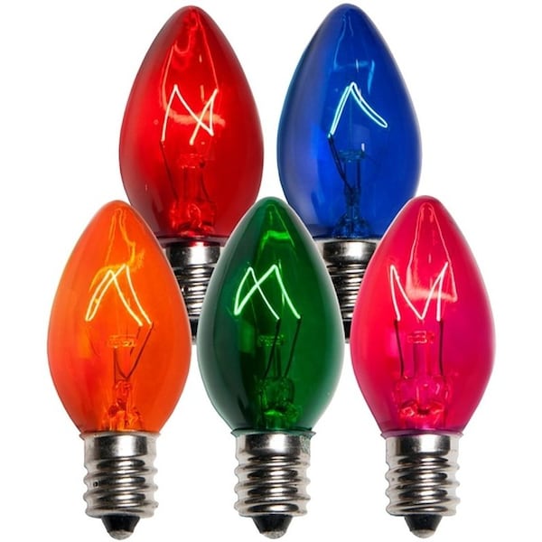 Santas Forest Hometown Holidays Replacement Bulb, 170 W, Copper Lamp Base, Tungsten Lamp, Multi Light 19150 - main