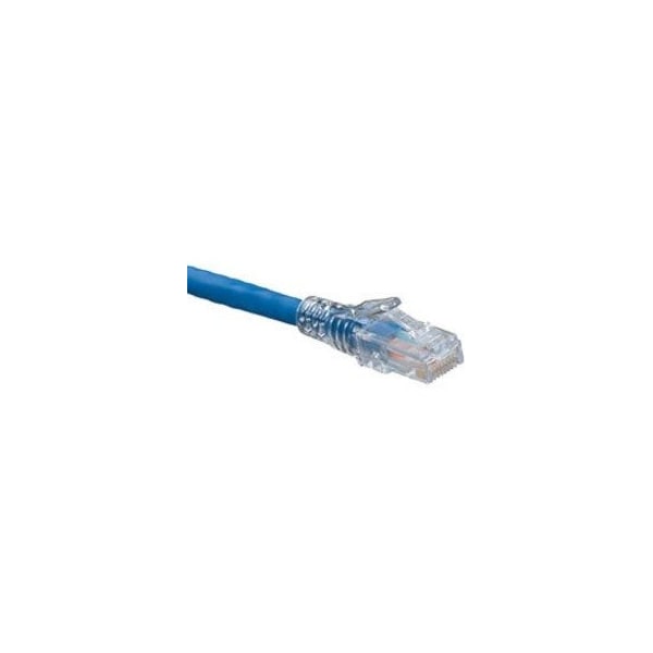 Leviton Extreme 6+ Patch Cord, Cat 6, 7 Ft, Blue, Slimline 6D460-7L - main