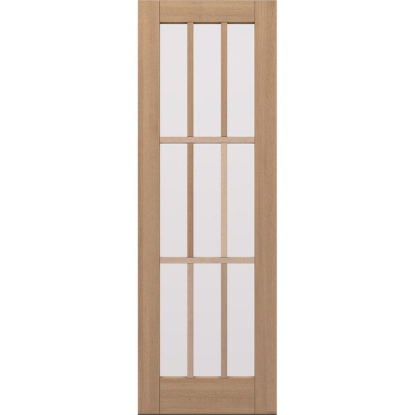 Doornmore G109, 33.75" x 98" ( 32" Door) Left Hand, Mahogany SDL 9 Lite Exterior Door G109-SW-3296_1_LI - main