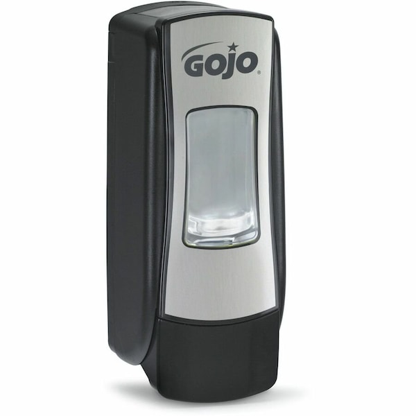 Gojo ADX-7 700mL Foam Soap Dispenser, Push-Style, Chrome/Black 8788-06 - main