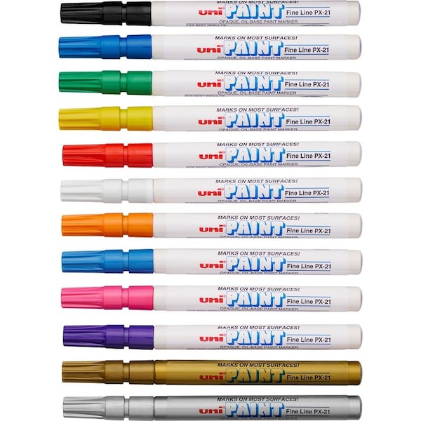 Uni-Paint Industrial Marker, Fine Point, PK12 63721 - main