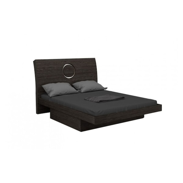 Homeroots Four Piece Gray Solid Wood Bedroom Set With Mirror 343945 - main