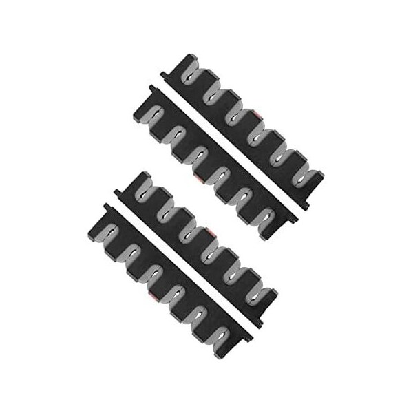 Simple Deluxe Horizontal Fishing Rod Holders Wall-Mounted - Fishing Rod Rack Great Fishing Pole Holder for Garage SOFISHRODRACKHGREYX2 - main