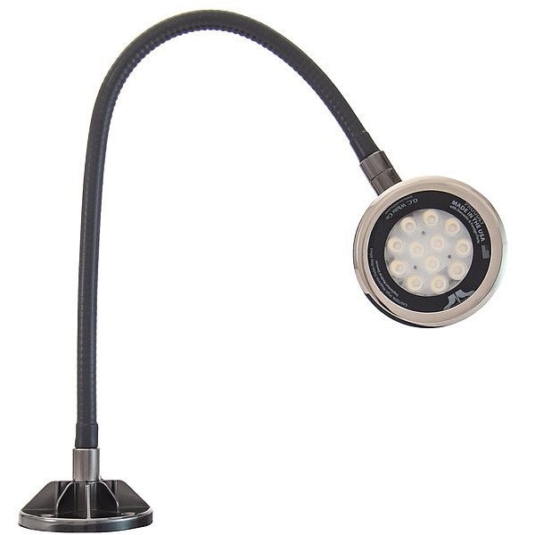 O.C. White Co Spot Light, Gooseneck, 18 W, Black LED-SD22-30-120V - main