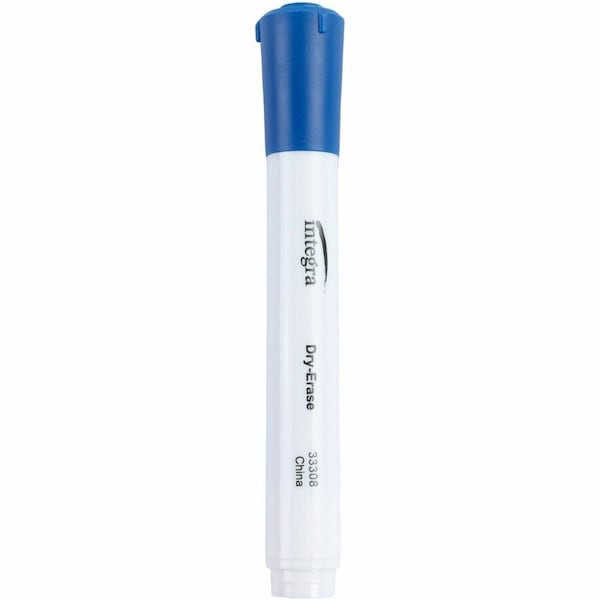 Integra Dry Erase Marker, Capped, Chisel, PK12 ITA33308 - main