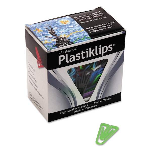 Baumgartens Paper Clips, Assorted, Colors, M, PK3000 BAULP0300 - main