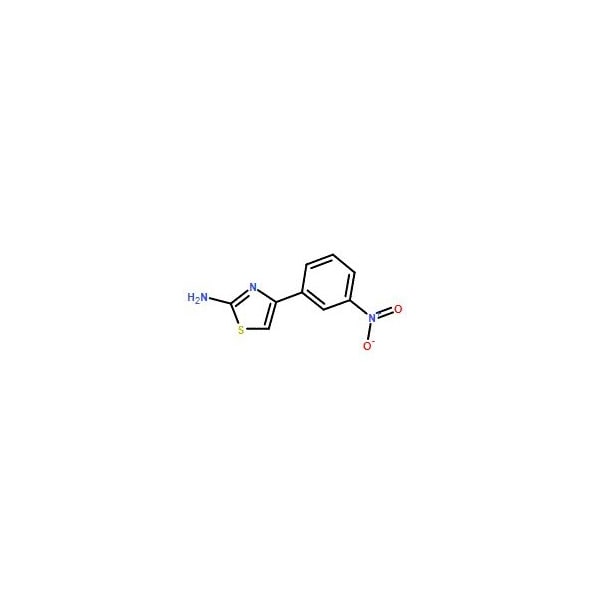 Ak Scientific 4-(3-Nitro-phenyl)-thiazol-2-ylamine (1g), CAS 57493-24-0 X5321-1g - main
