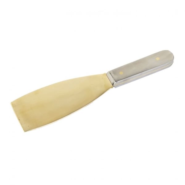 Detectamet Detectable Scraper Aluminium Handle Brass Blade 3in 586-W03-Q02-S423 - main