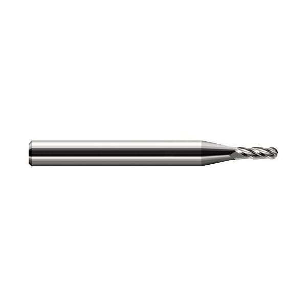 Harvey Tool 2.500 mm Cutter DIA x 7.500 mm Length of Cut Carbide Metric Ball End Mill, 2 Flutes 739651 - main