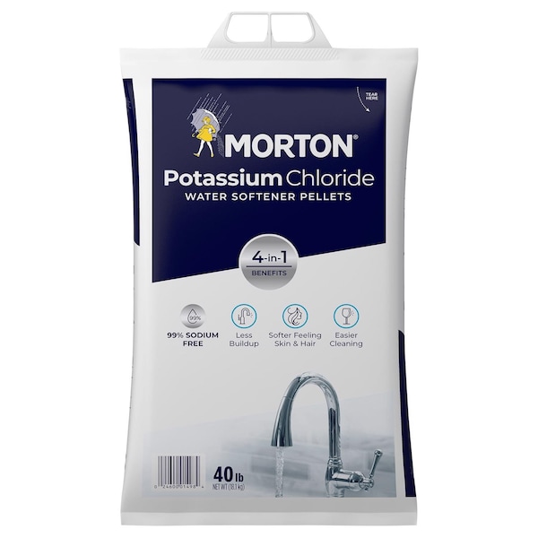 Morton Salt Potassium Chloride Pellets 40 lb F114980000G - main