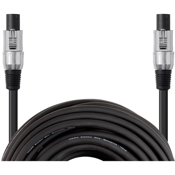 Monoprice Choice Series NL4FC Speaker Cable with Four 12 AWG Conductors, 6ft 14568 - main