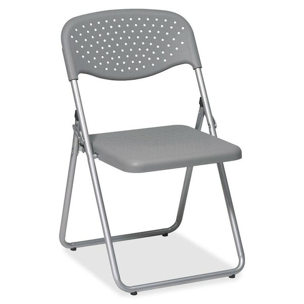 Office Star Folding Chair, Grey, PK4 FC8000NS-2 - main