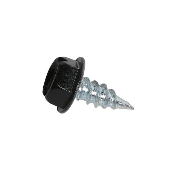 Malco Black Painted Zip-in Self-Piercing Sheet Metal Screws Size 6 Shank, 3/8" Length, 100PK HW6X3/8ZBG - main