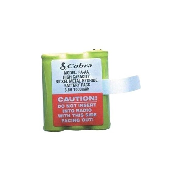Cobra Two-way Radio Battery - For Two-way Radio - Battery Rechargeable - 1200 mAh - 3.6 V DC FAAA - main