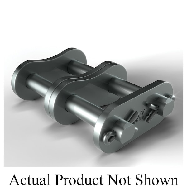 Hkk Chain Spring Clip Connecting Link, #60-2 chain, 3/4 in Pitch, 0.234 in Dia Pin RC060SCL2 - main